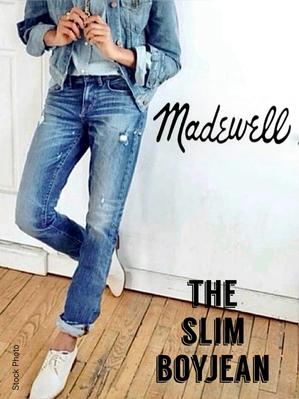 Madewell The Slim BoyJean Distressed Mid-Rise in Hatfield Wash (27)